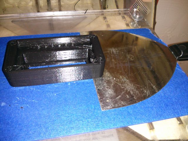 Scraping the first part off the build table.