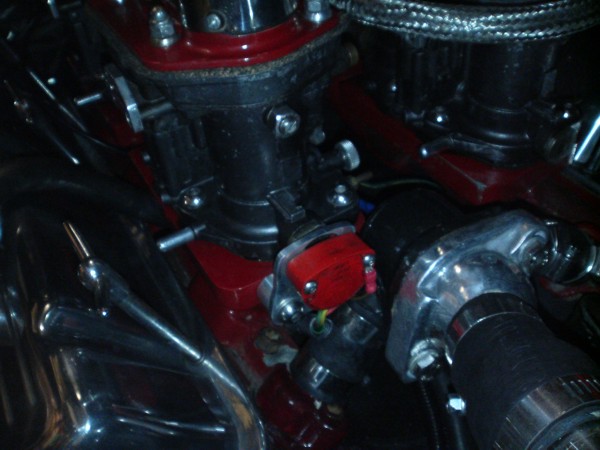 mounted to the manifold