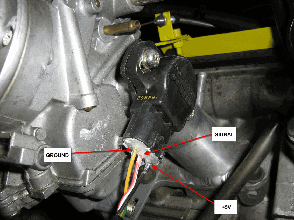 Throttle Pot Wiring for Yamaha R1